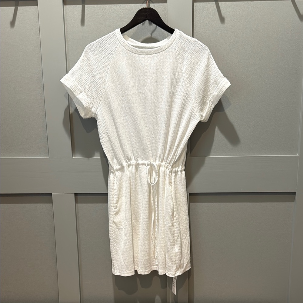 Cupshe White Textured Dress